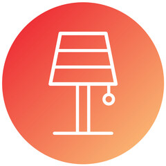Vector Design Lamp Icon Style