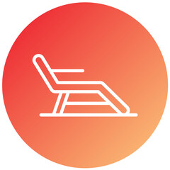 Vector Design Lounge Chair Icon Style
