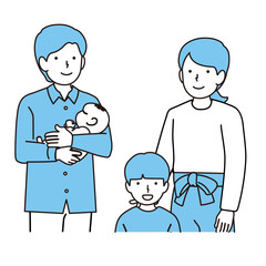 家族イラスト素材