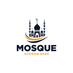 Mosque Logo Template Design Vector