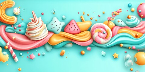 Ice cream Banner