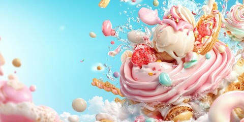Ice cream Banner