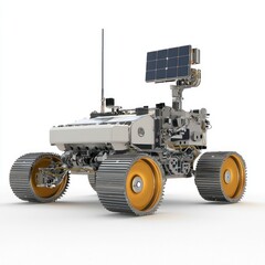 Sojourner Rover isolated on white background.