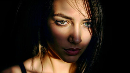 Fototapeta premium Close to the darkness of depression