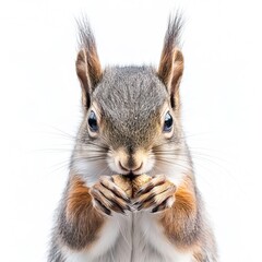 Fototapeta premium Squirrel isolated on white background.