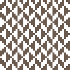 Seamless geometric abstract pattern with a modern style