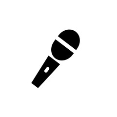 Microphone Icon: A sleek, minimalist icon of a classic handheld microphone. Captures the essence of vocal performance.
