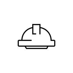 Helmet line icon