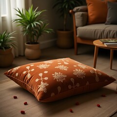 pillows on a bed