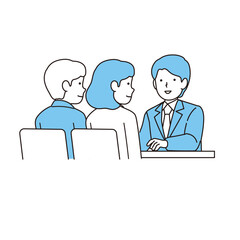 相談、商談イラスト
