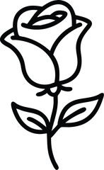 Fire extinguisher icon, minimalist line drawing, black and white, safety equipment, simple design, outline style, emergency tool, vector graphic, clean lines, industrial symbol, protective gear, compa © stocklancer