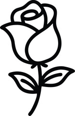 Fire extinguisher icon, minimalist line drawing, black and white, safety equipment, simple design, outline style, emergency tool, vector graphic, clean lines, industrial symbol, protective gear, compa © stocklancer