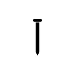 Nail glyph icon