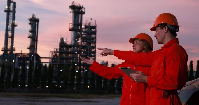 Two mechanical engineers performed detailed inspections and maintenance on a pipeline system that is meticulously designed for the transportation of oil, natural gas, and fuel within an industrial fac
