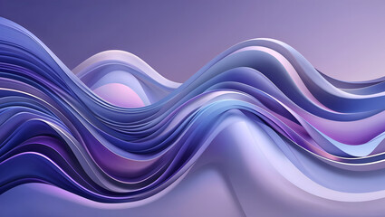 Dynamic 3D Rendering of Smooth Flowing Shapes with Metallic Sheen and Glossy Texture