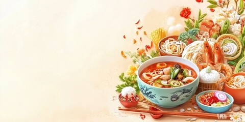 Asian Food Banner