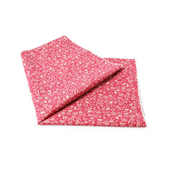 One handkerchief isolated on white. Stylish accessory