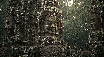 Intricate metallic artifacts with glowing elements resting on sand dunes at sunset, capturing a moment of mystery and ancient technology Generative AI