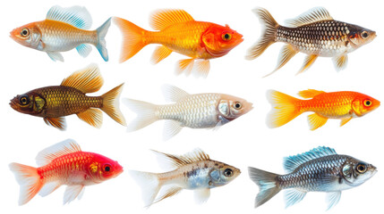 Naklejka premium tropical fish isolated on white