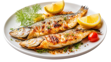 grilled salmon steak with vegetables