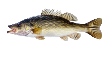 fish on white background