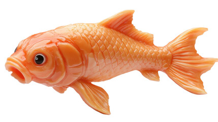 Fototapeta premium Wakin Goldfish goldfish isolated on white background