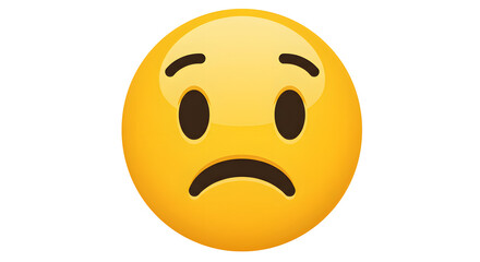 Fototapeta premium Sad Emoji Illustration