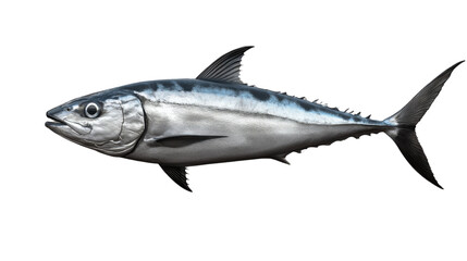 Fototapeta premium real tuna fish isolated on white background