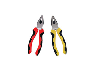 The rubber-gripped pliers were designed for safety, making them perfect for handling cables and cutting tasks in mechanical and electrician work.