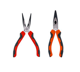 The rubber-gripped pliers were designed for safety, making them perfect for handling cables and cutting tasks in mechanical and electrician work.