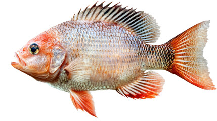 goldfish isolated on white background