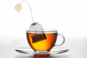 ティーバッグで淹れた紅茶