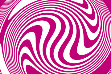 Abstract colored lines on a white background. Geometric lines curved in the form of waves. Vector illustration. Eps 10