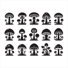 mushroom vector