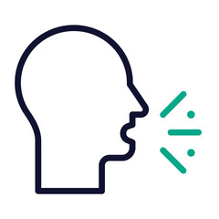 human head icon. human head silhouette with light bulb. human head silhouette with question mark