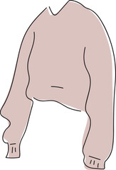 Modern Wardrobe with Stylish Clothes