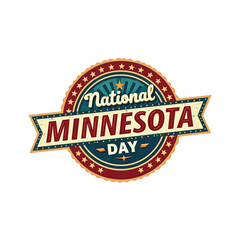 Obraz premium Celebrating minnesota day a national artistic tribute to iconic seasons in the usa