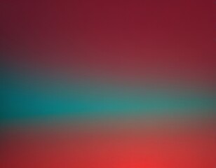 Obraz premium A captivating gradient of red and teal colors creating a soothing, modern abstract background.