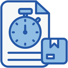 Limited Blue White Icon