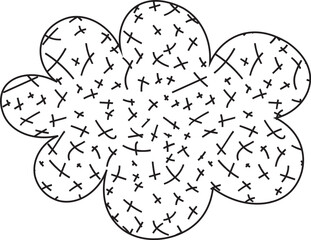 Minimalist Cloud Silhouette - Simple and Clean Design