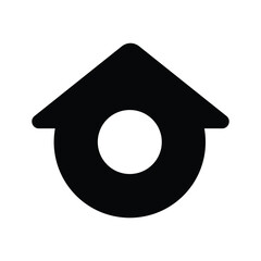 O house logo, The logo of home, O Alphabet house logo, residents, real estate, Home Logo, O real estate logo	