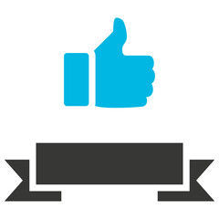 Special Glyph Blue Grey Icon