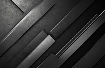 Obraz premium Abstract metallic geometric shapes background. Possible use Stock photo