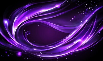 Abstract purple swirling lights background