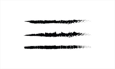 Black vector abstract brush strokes composition with paint splatter.Brush strokes and splashes. Vector black paint, ink brush stroke, brush. Ink splashes collection.