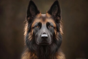 Portrait of a Belgian Malinois: The Loyal Canine Companion and Shepherd Breed