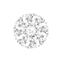 Colorful abstract design on white background