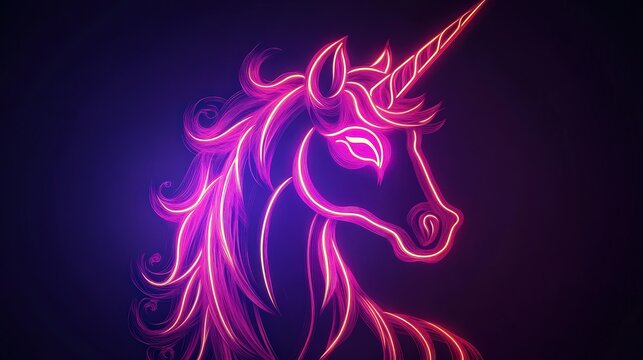 Neon Unicorn Images – Browse 43,352 Stock Photos, Vectors, and