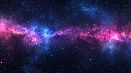 Naklejka premium Cosmic explosion of color a pastel nebula in the vastness of space gigapixel imagery dreamlike environment