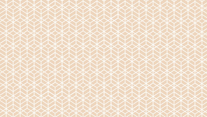 Beige abstract seamless pattern with white tracery decor